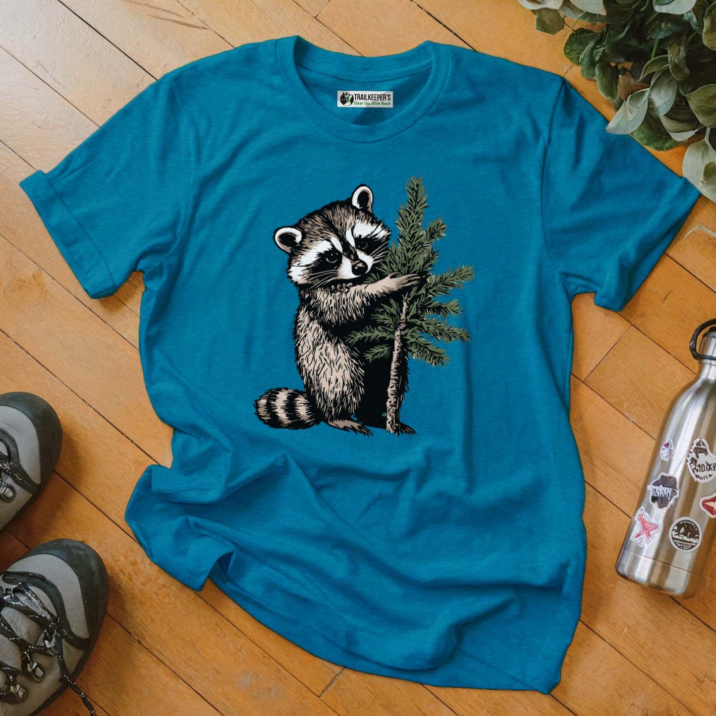 Raccoon Tree Hugger T-Shirt