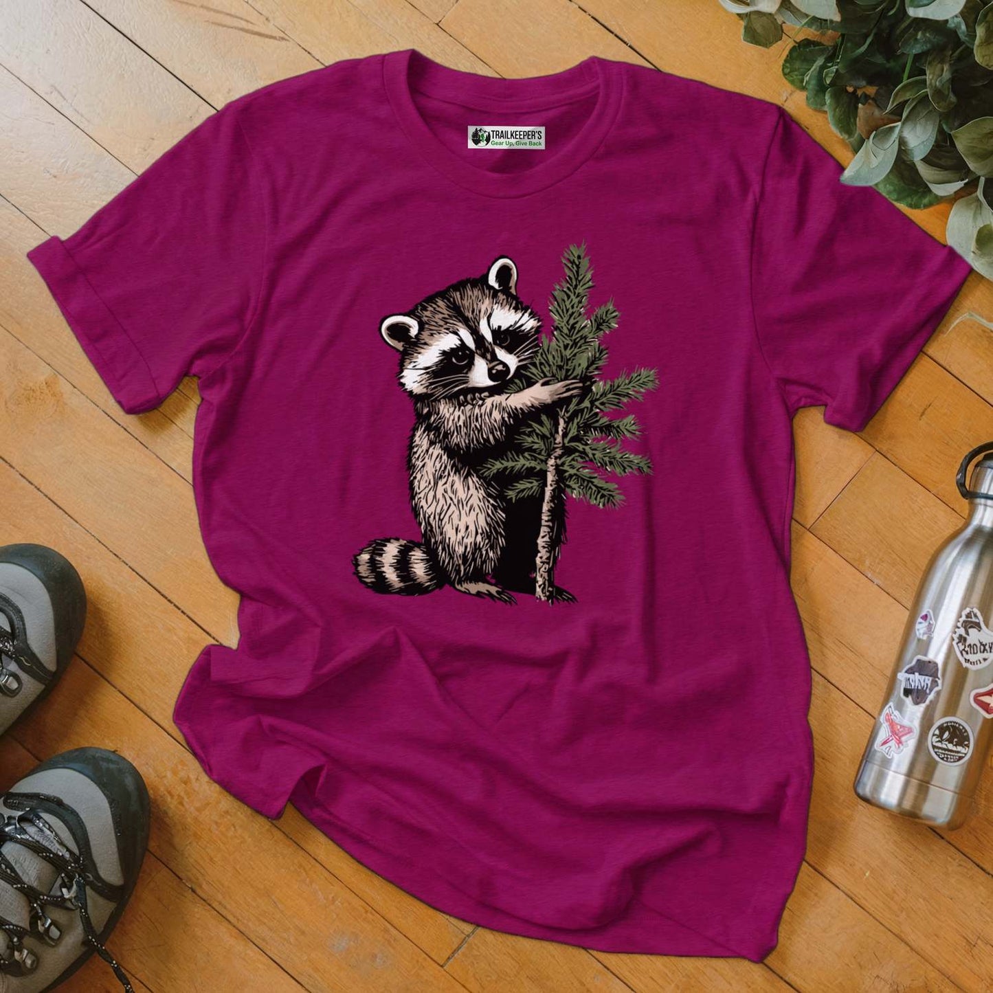 Raccoon Tree Hugger T-Shirt