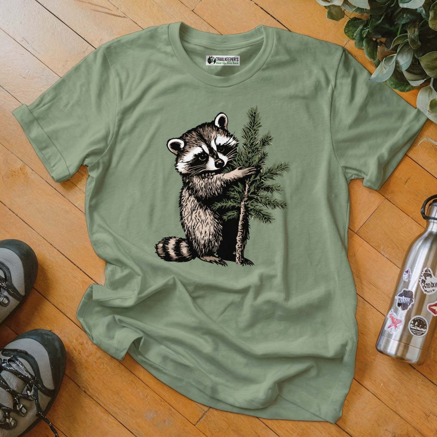 Raccoon Tree Hugger T-Shirt