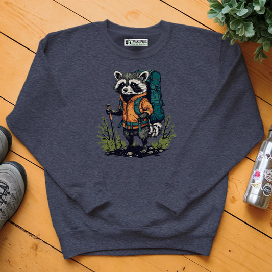 Racoon Backpacker Sweatshirt
