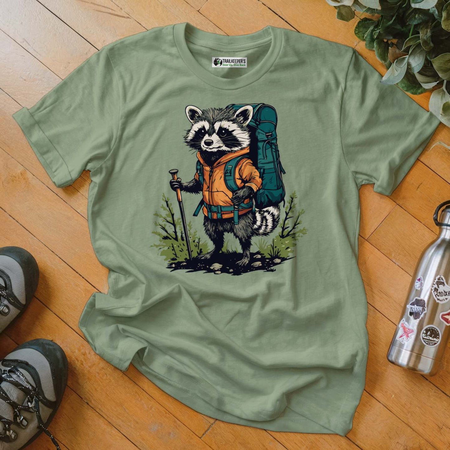 Raccoon Backpacker T-Shirt