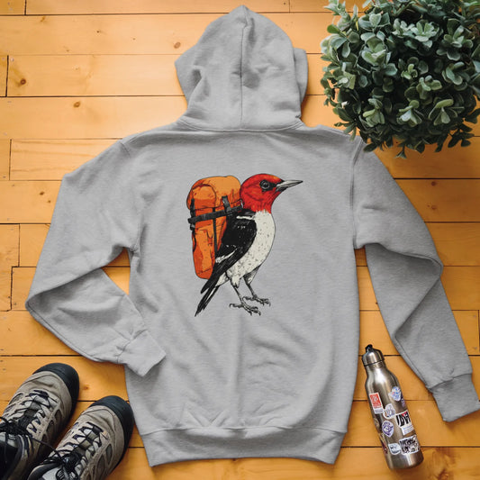 Red-headed Woodpecker Backpacker Hoodie