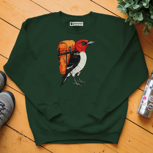 Red-headed Woodpecker Backpacker Sweatshirt