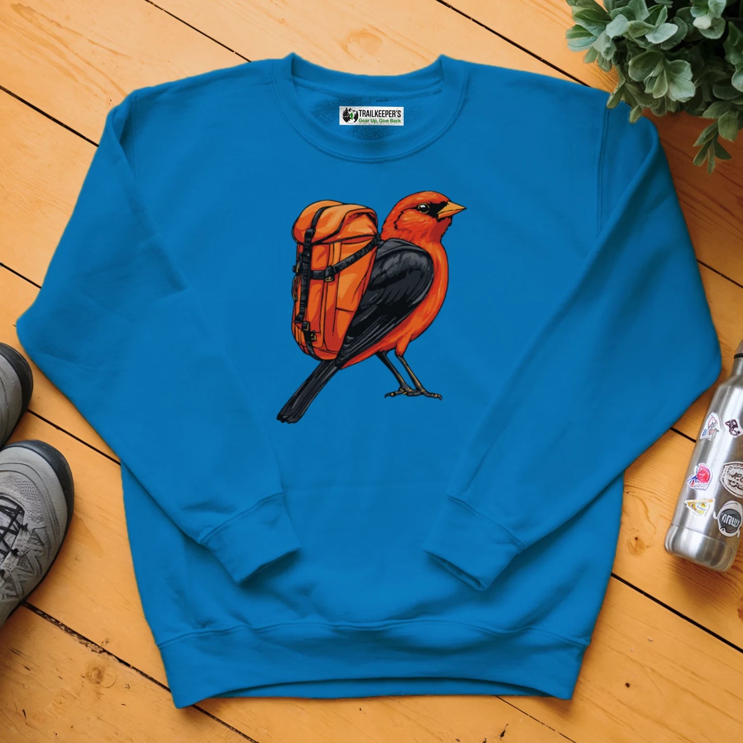 Scarlet Tanager Backpacker Sweatshirt