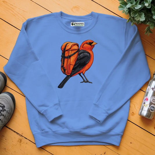 Scarlet Tanager Backpacker Sweatshirt