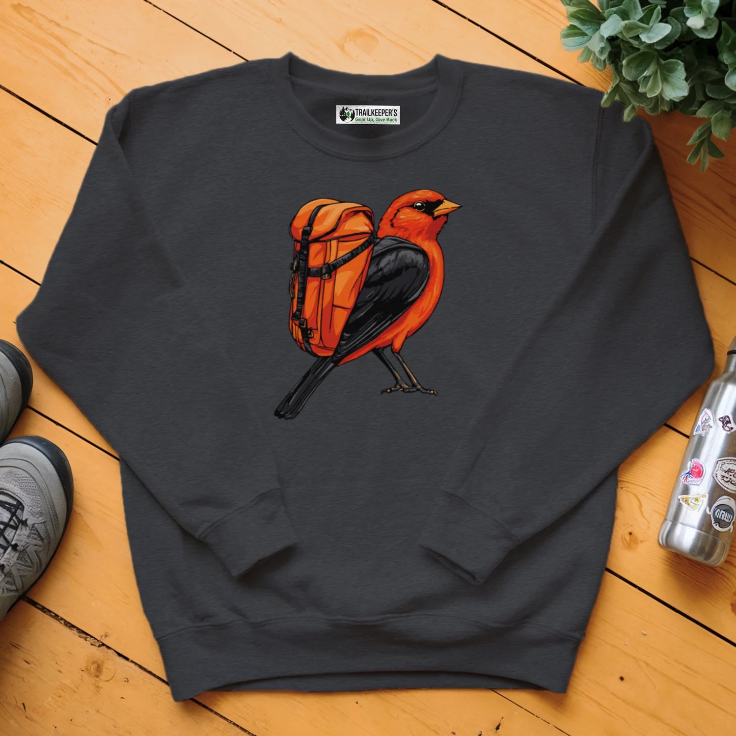 Scarlet Tanager Backpacker Sweatshirt