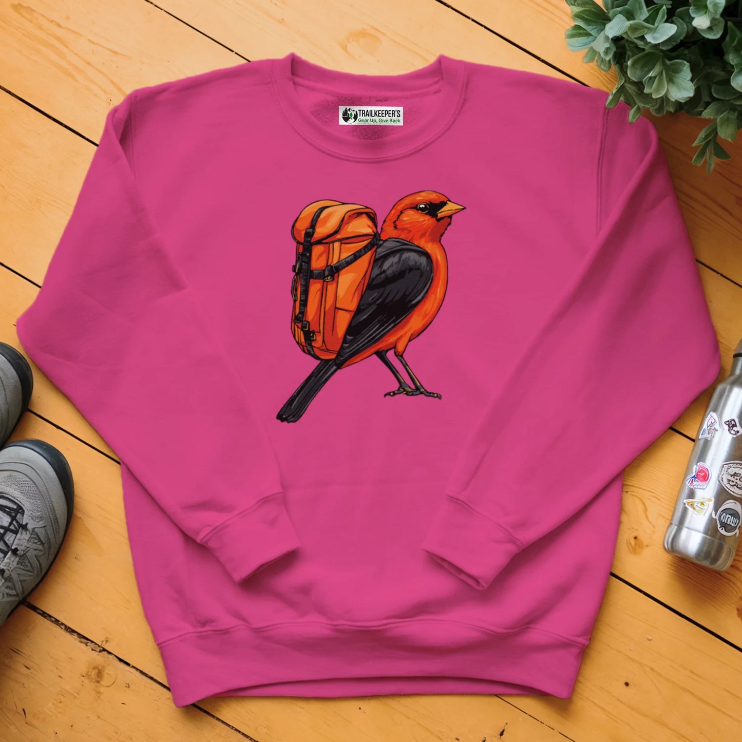 Scarlet Tanager Backpacker Sweatshirt