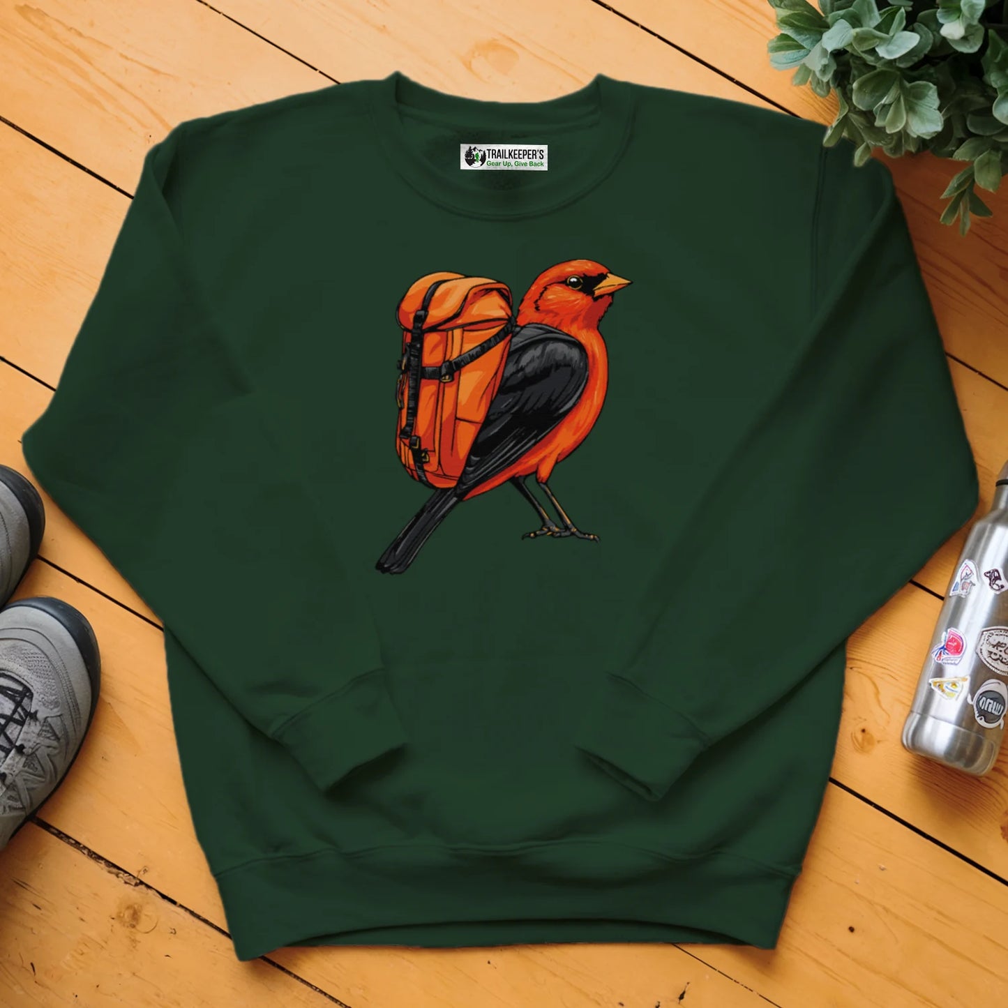 Scarlet Tanager Backpacker Sweatshirt