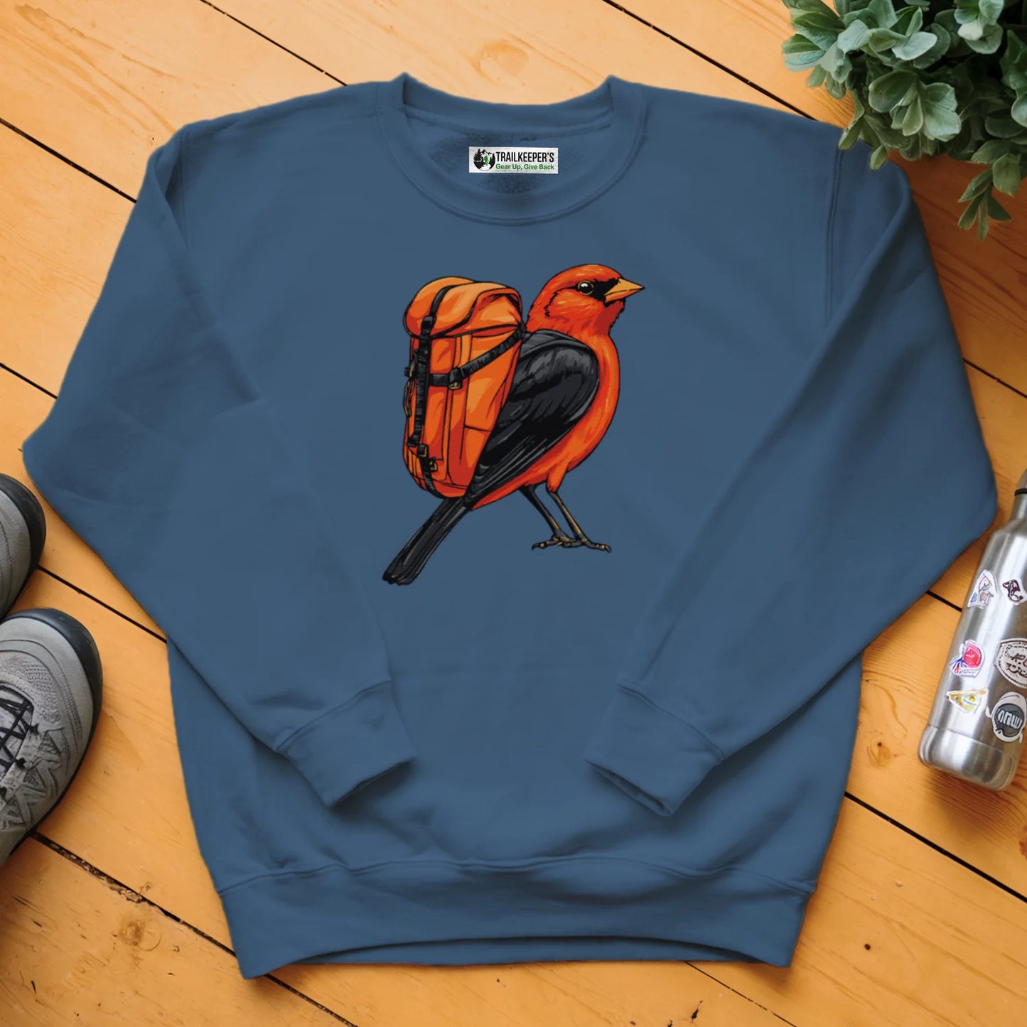Scarlet Tanager Backpacker Sweatshirt