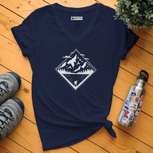 Scenic Hiking V-Neck T-Shirt
