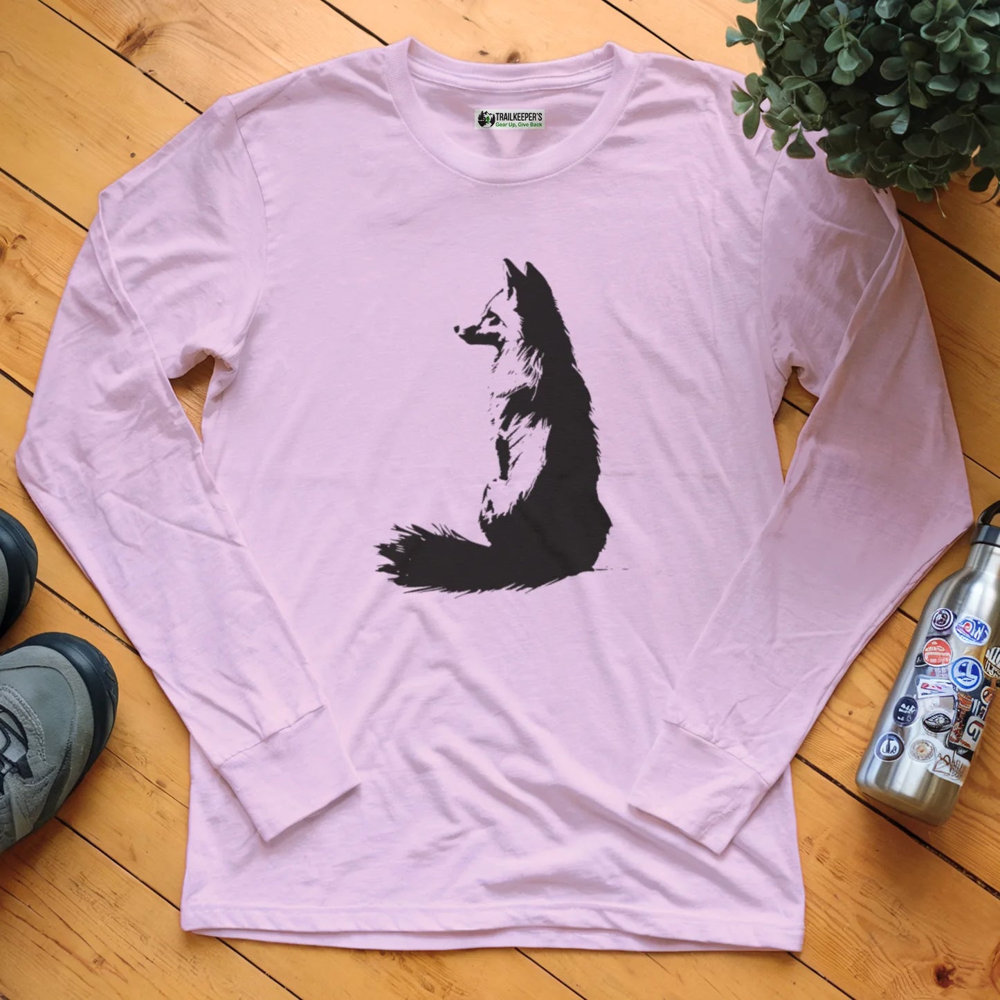 Shadowed Fox Long Sleeve T-Shirt