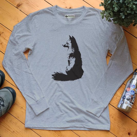 Shadowed Fox Long Sleeve T-Shirt