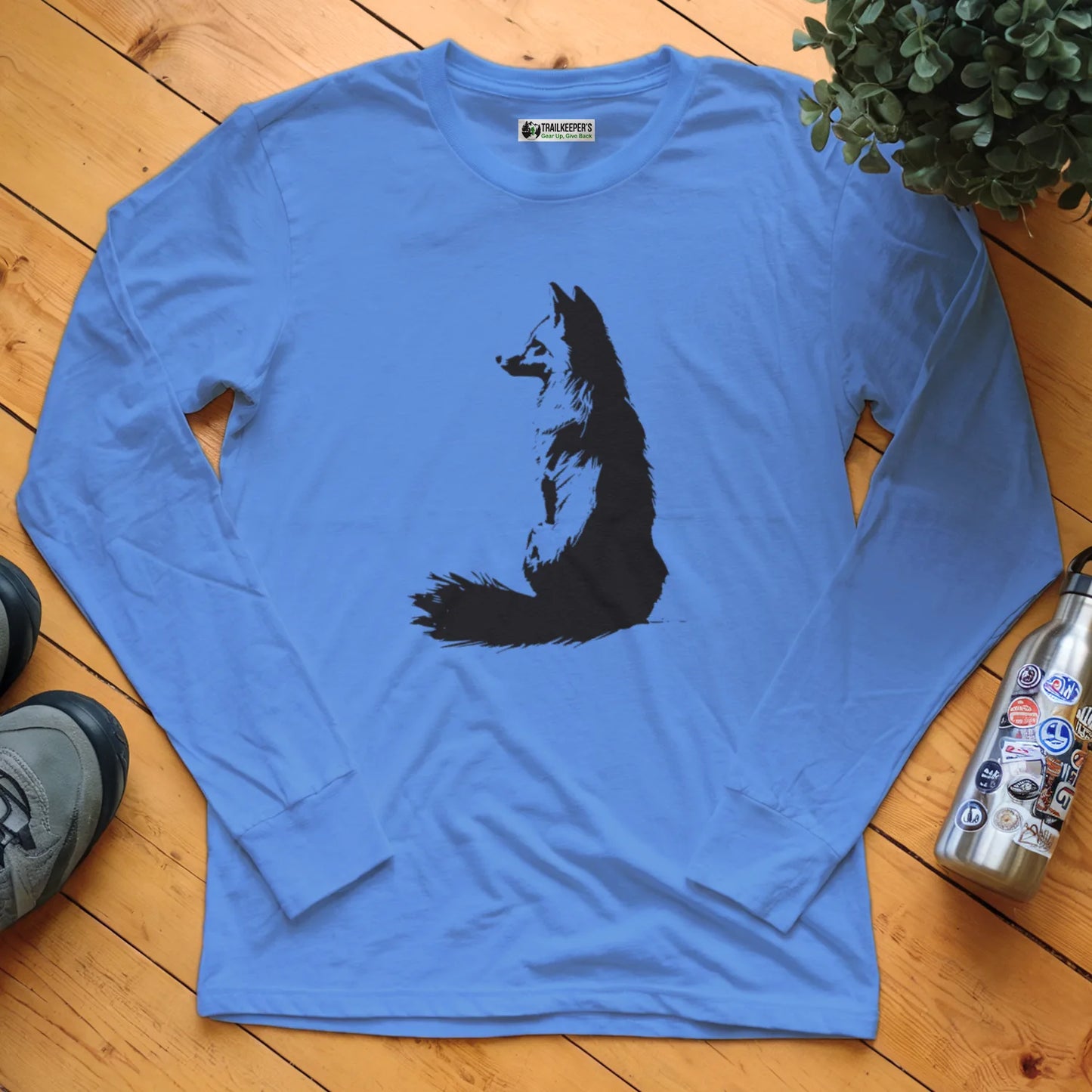 Shadowed Fox Long Sleeve T-Shirt