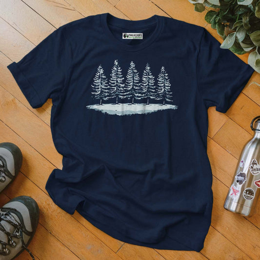 Snow Covered Treeline T-Shirt