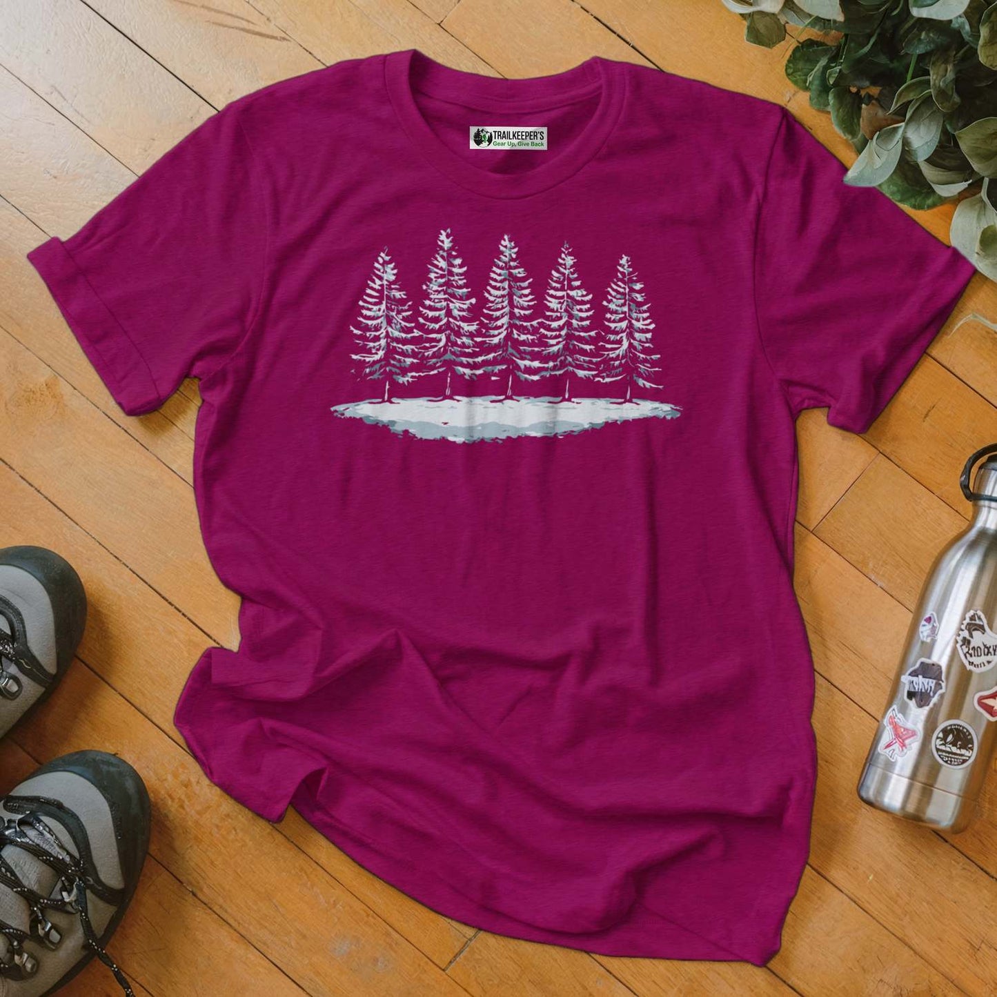 Snow Covered Treeline T-Shirt