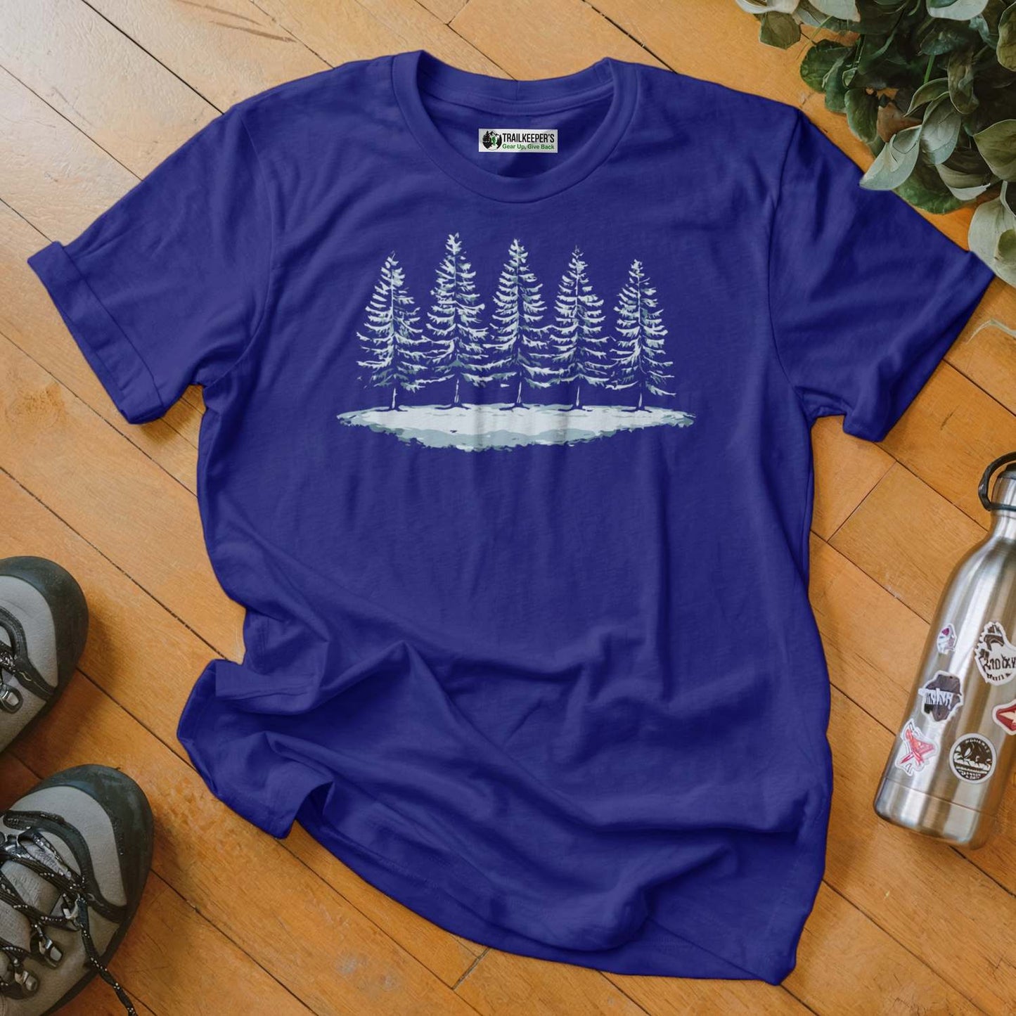 Snow Covered Treeline T-Shirt