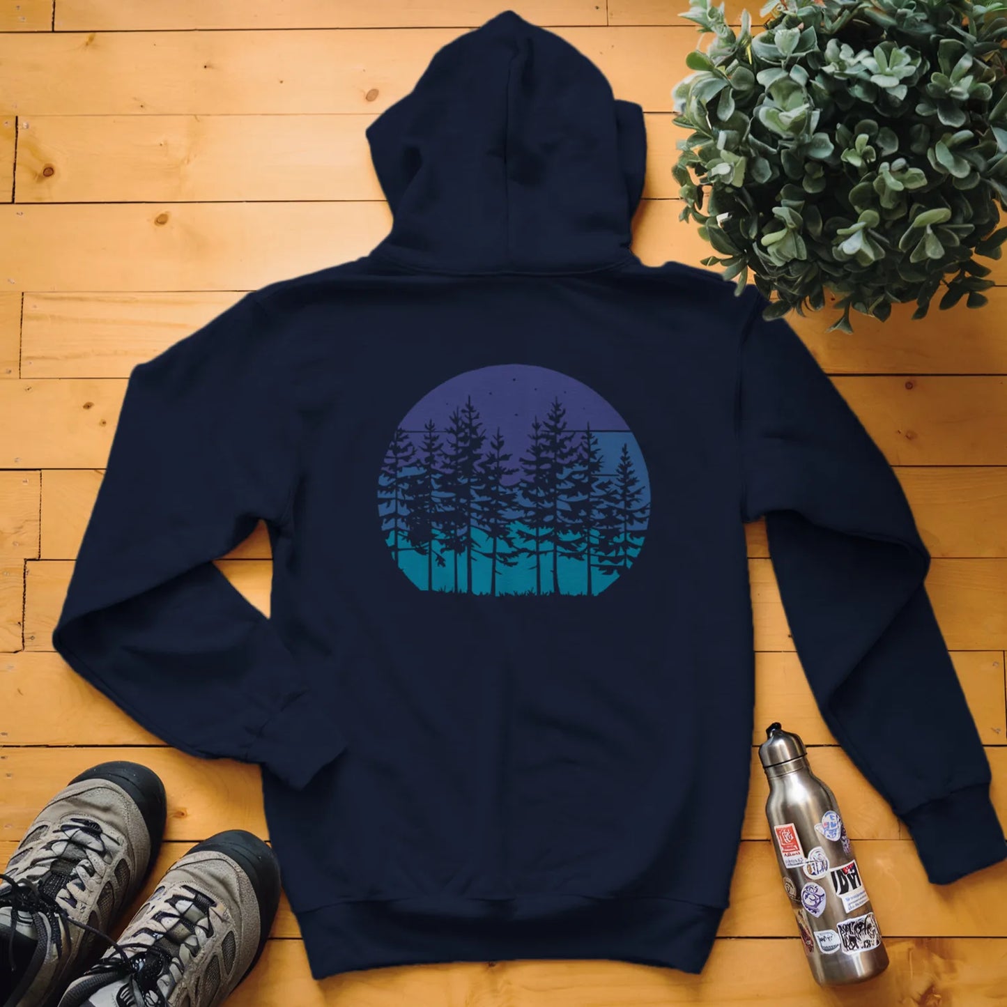 Soulful Forest Silhouette Hoodie