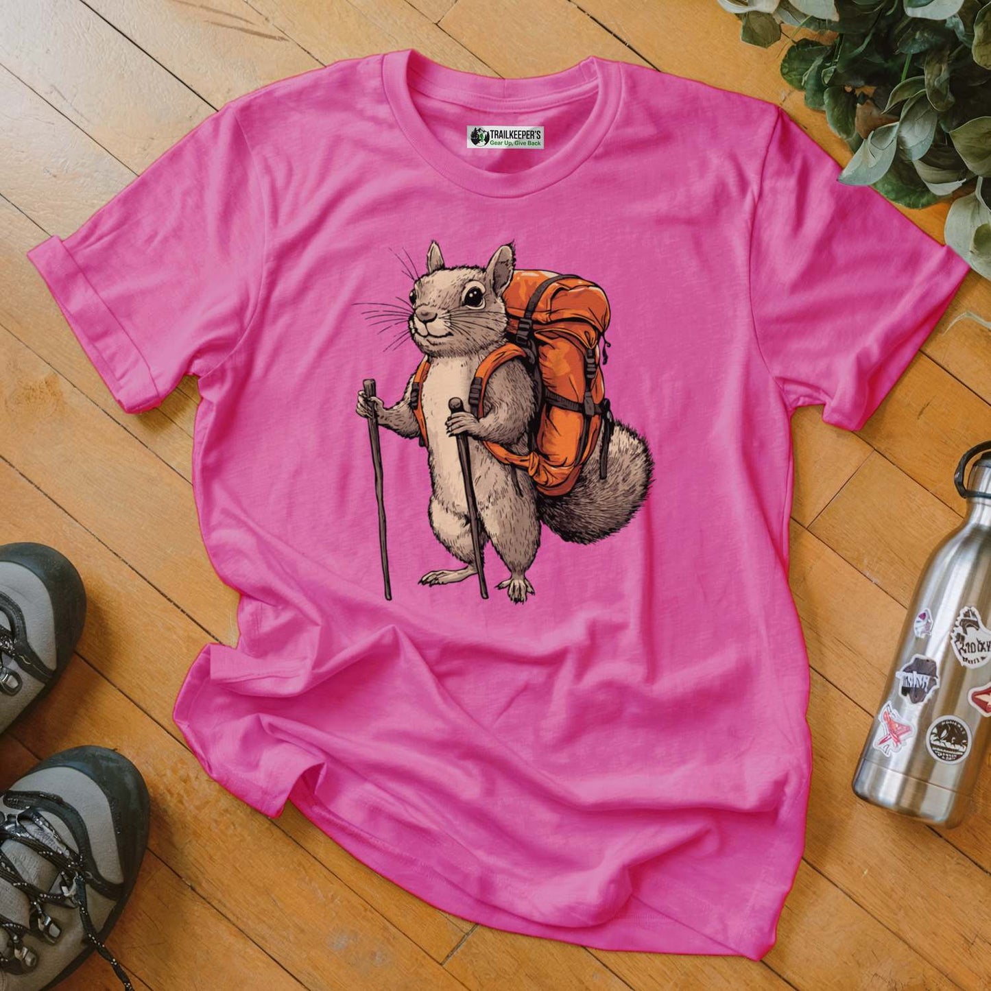 Squirrel Backpacker T-Shirt