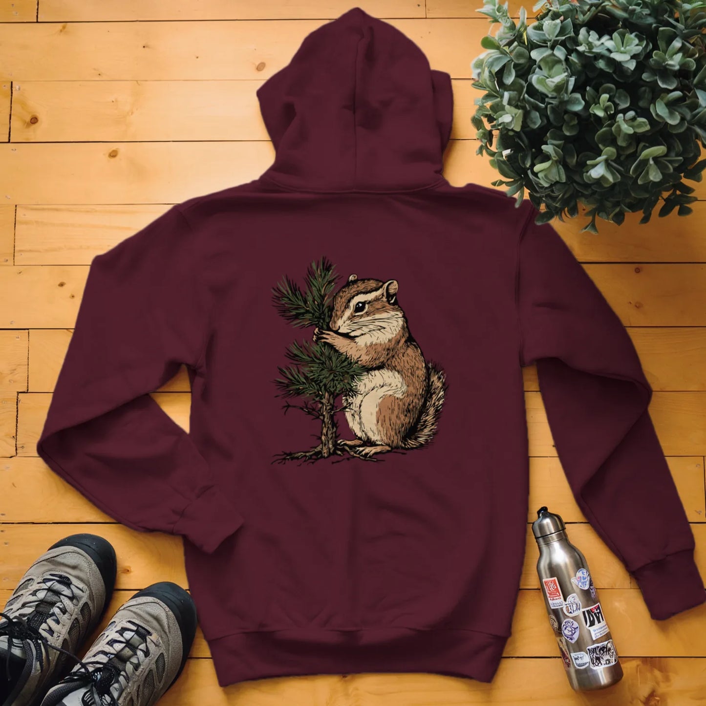 Squirrel Tree Hugger Hoodie