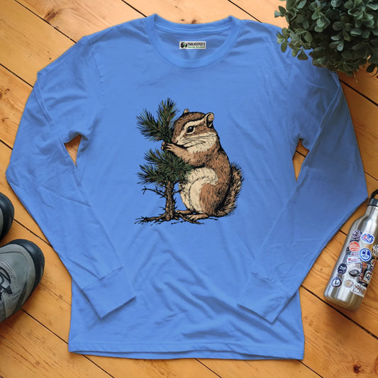 Squirrel Tree Hugger Long Sleeve T-Shirt