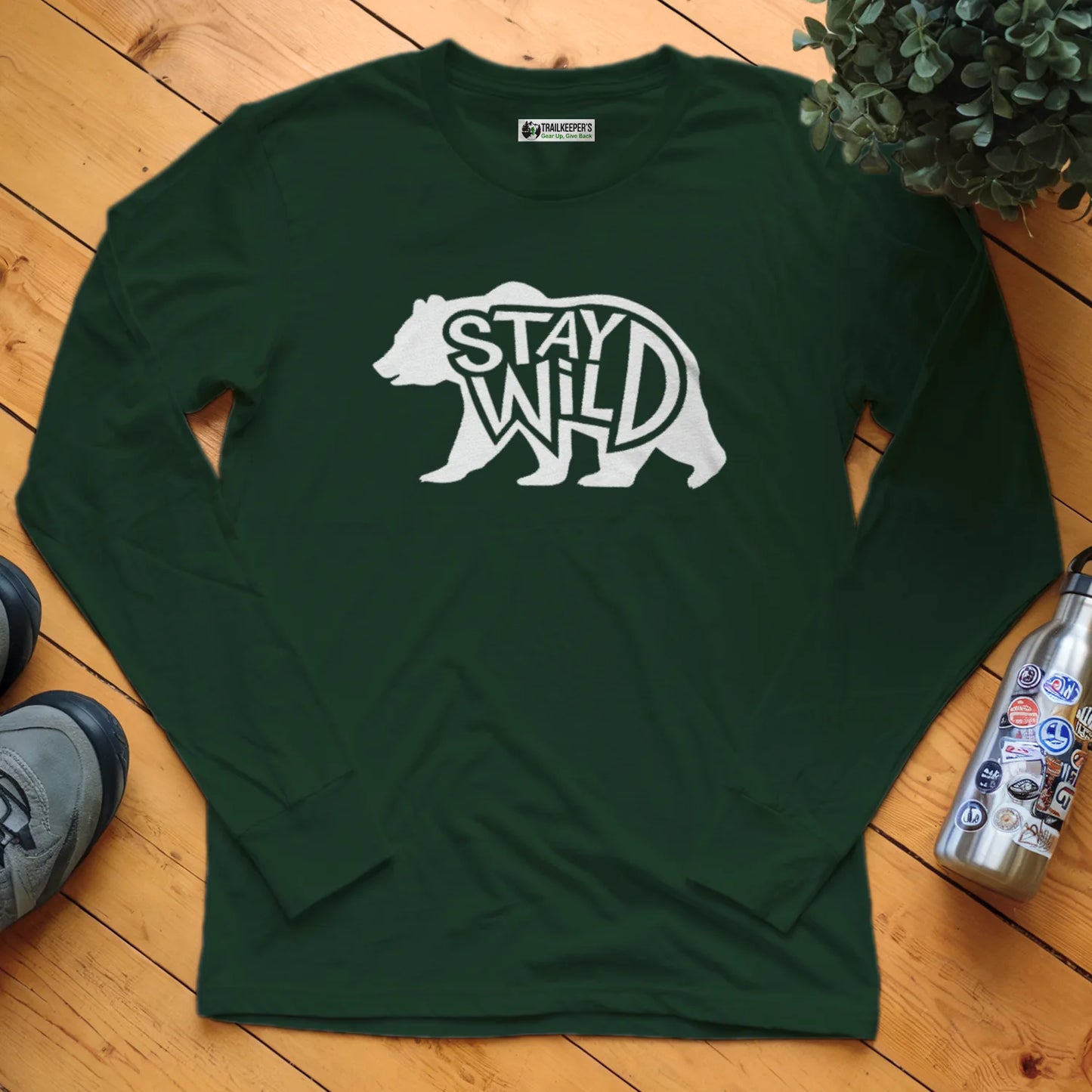 Stay Wild Bear Long Sleeve T-Shirt