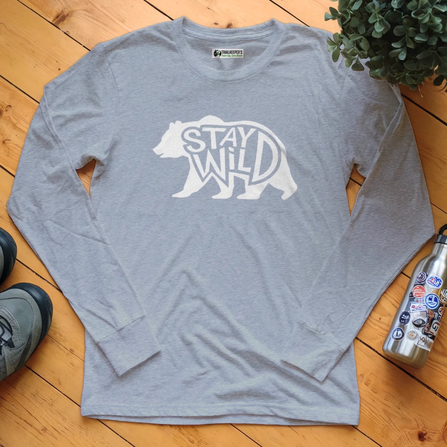 Stay Wild Bear Long Sleeve T-Shirt