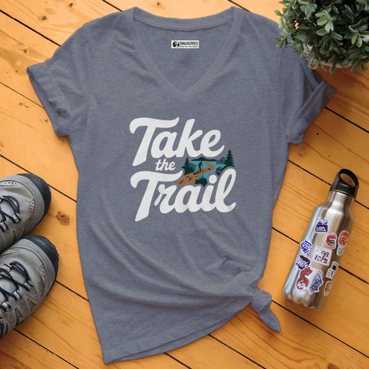 Take The Trail V-Neck T-Shirt