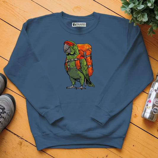 Thick-billed Parrot Backpacker Sweatshirt