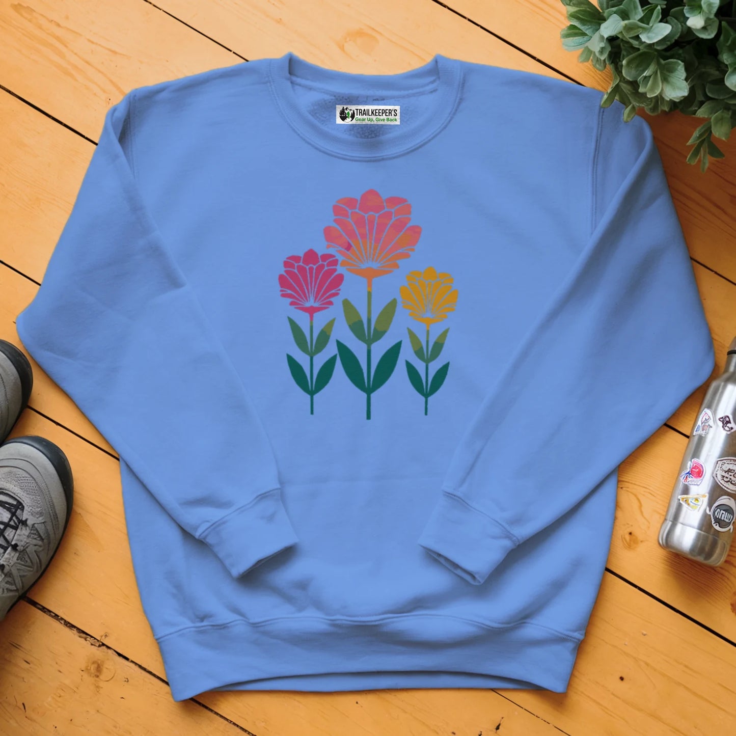 Three Flowers Sweatshirt