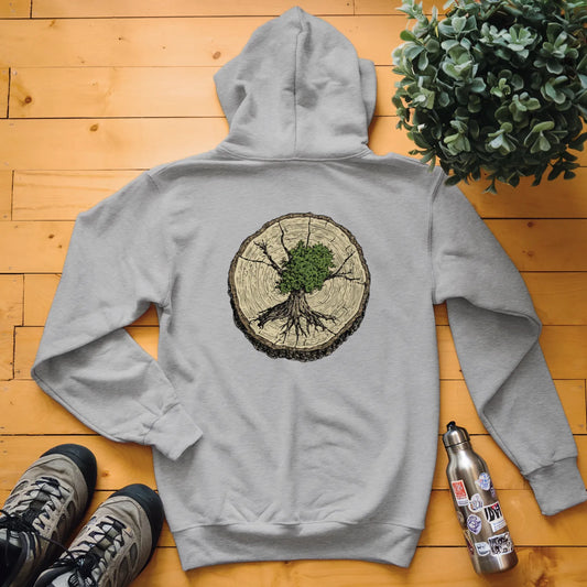 Tree Growing From Tree Hoodie