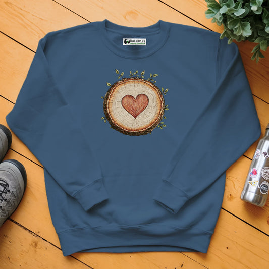 Tree Heart Wood Sweatshirt