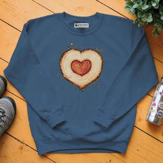Tree Heart Wood Sweatshirt