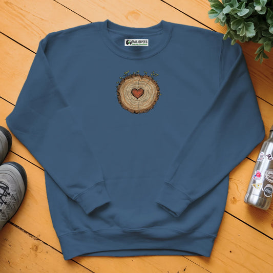 Tree Heart Wood Sweatshirt