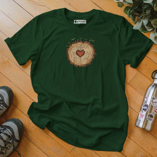 Tree Heart Wood T-Shirt