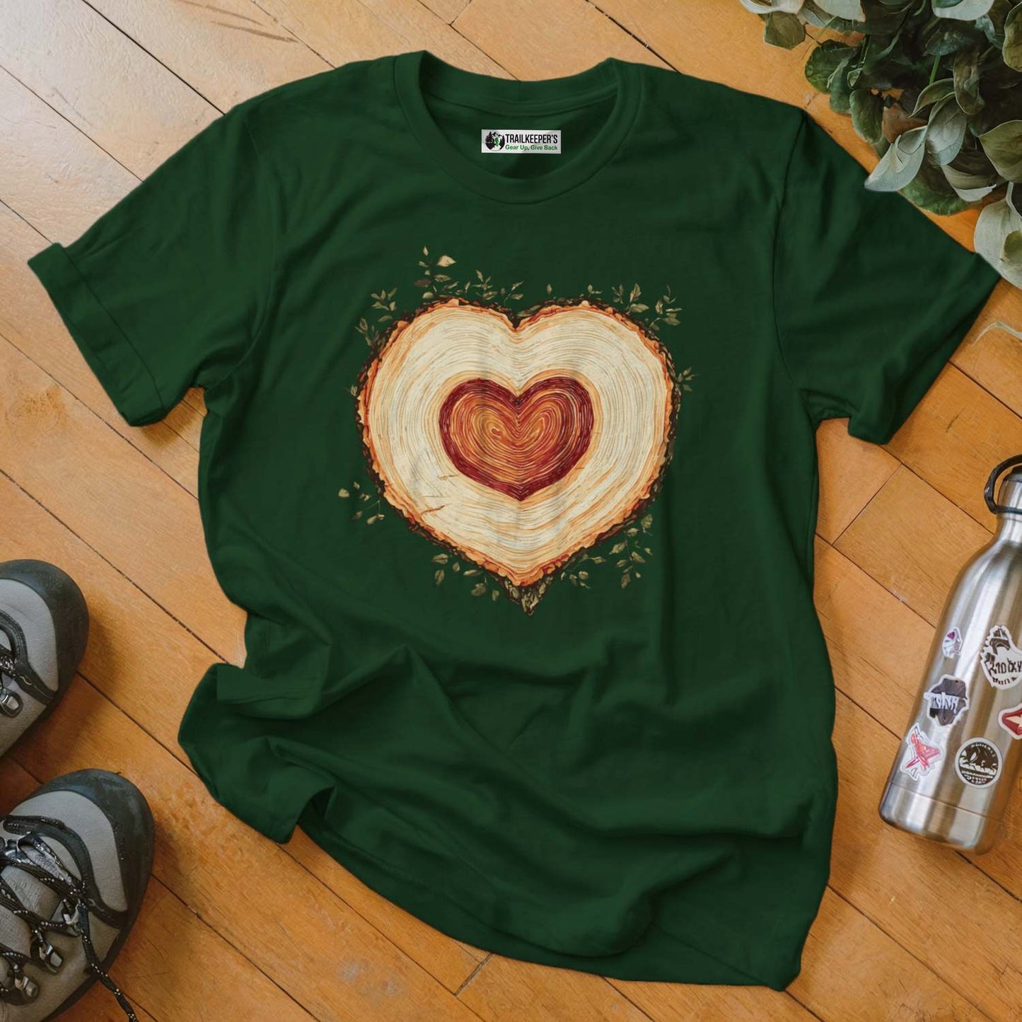 Tree Heart Wood T-Shirt