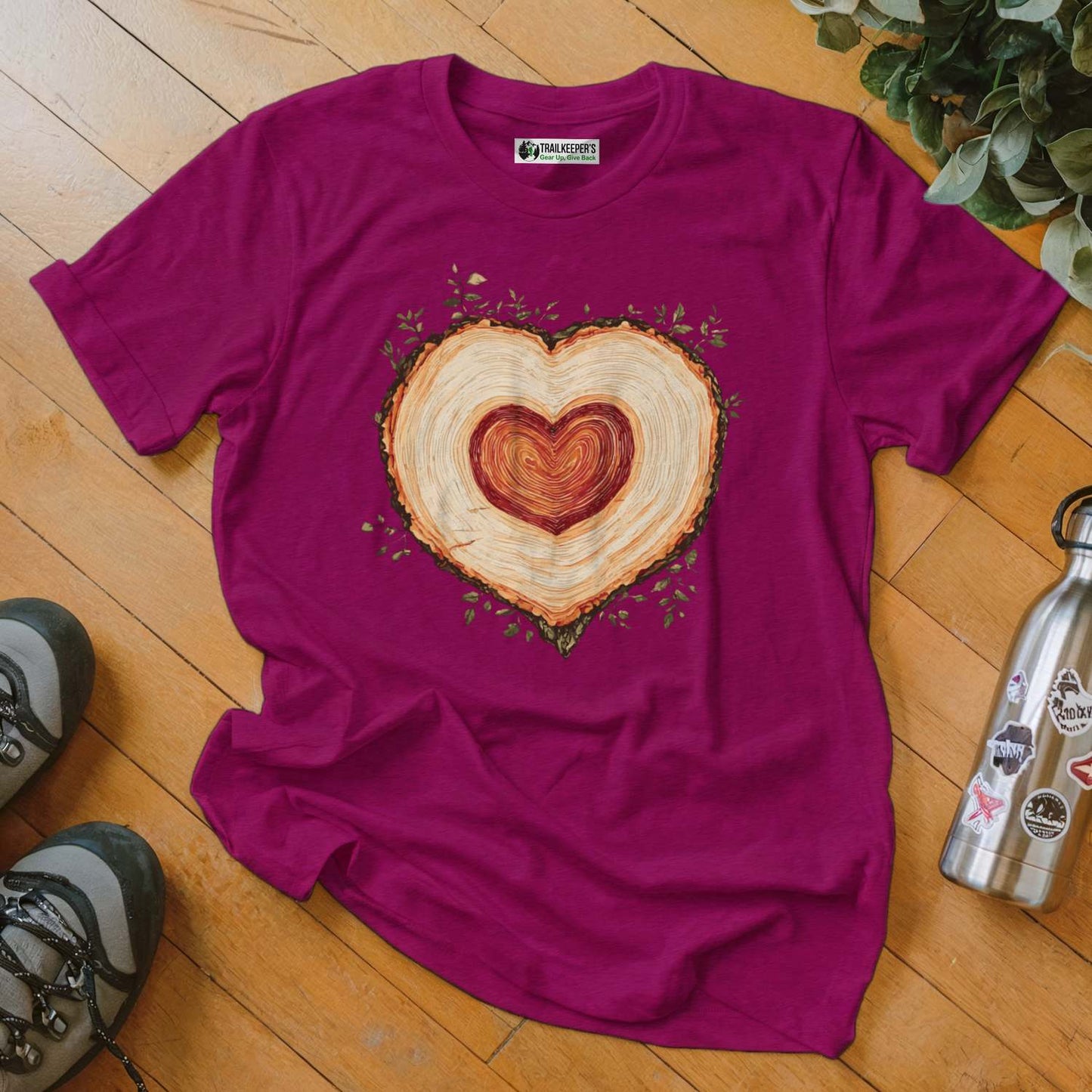 Tree Heart Wood T-Shirt