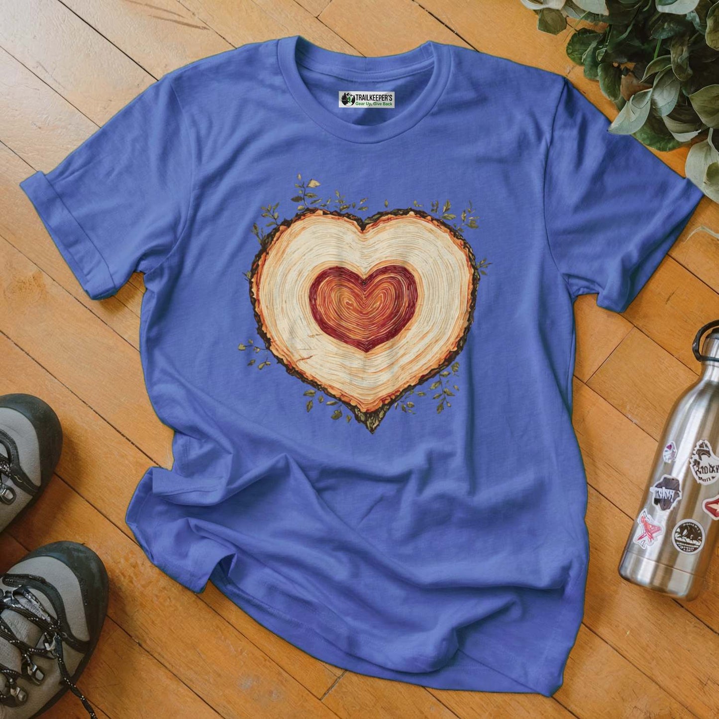 Tree Heart Wood T-Shirt