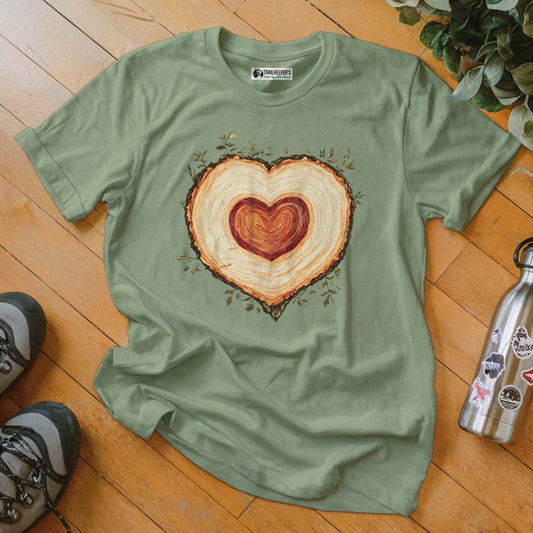 Tree Heart Wood T-Shirt