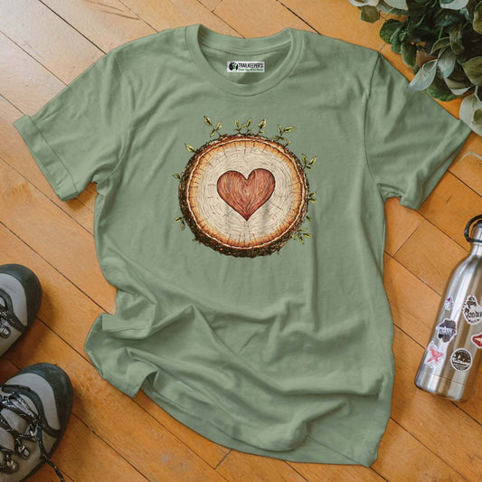 Tree Heart Wood T-Shirt