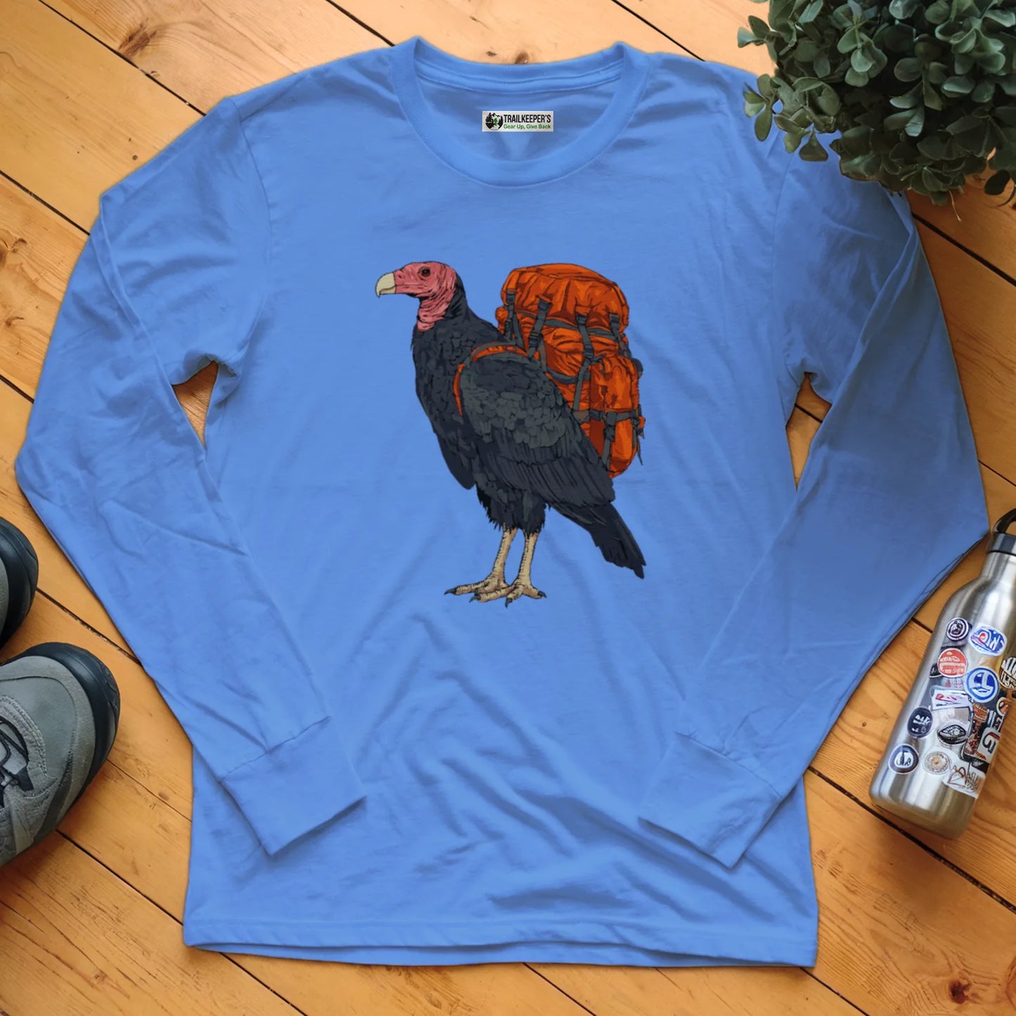 Turkey Vulture Backpacker Long Sleeve T-Shirt