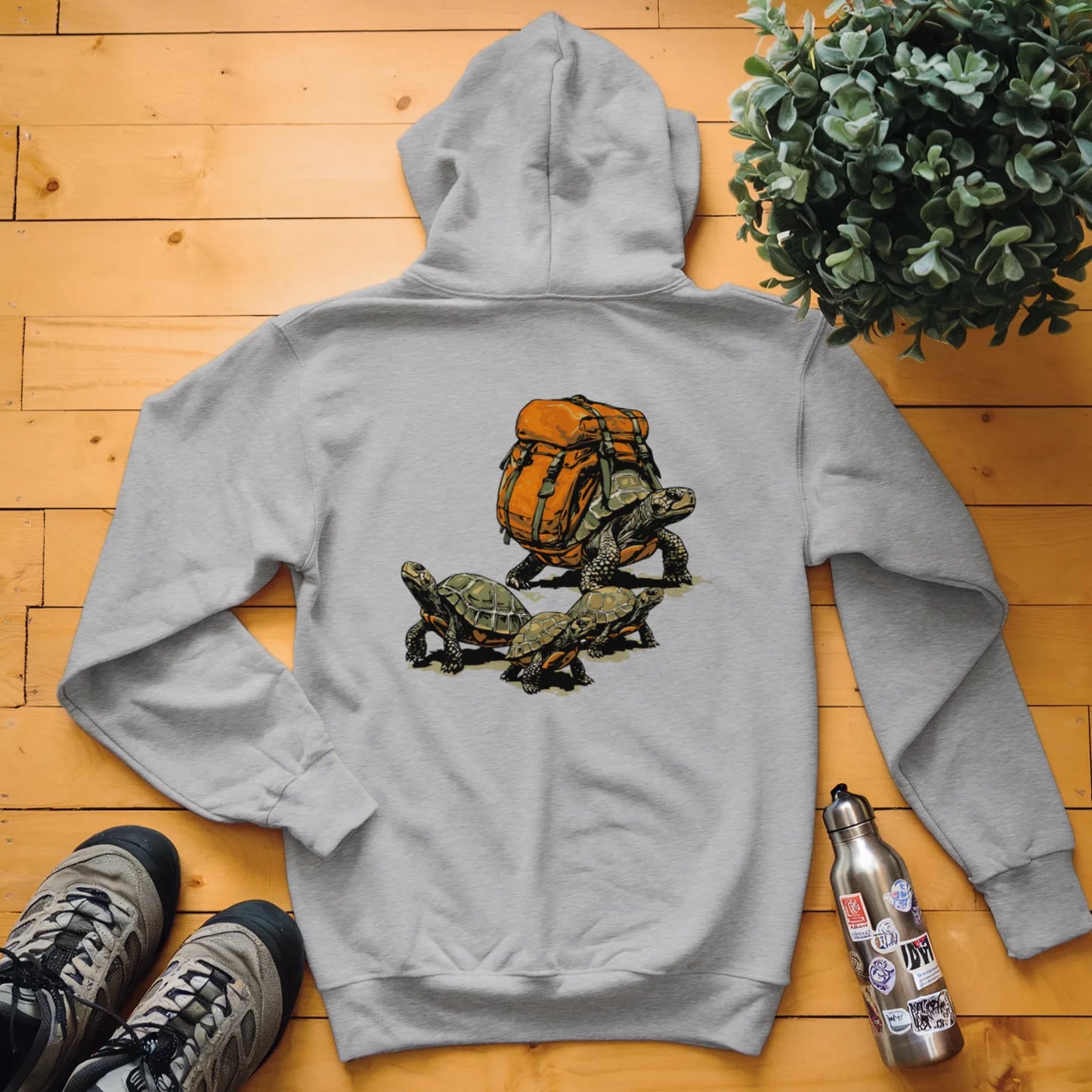 Turtle Backpacker Family Hoodie