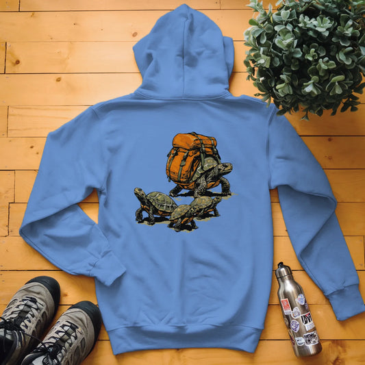Turtle Backpacker Family Hoodie