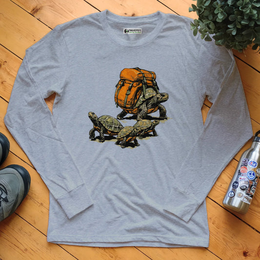 Turtle Backpacker Family Long Sleeve T-Shirt