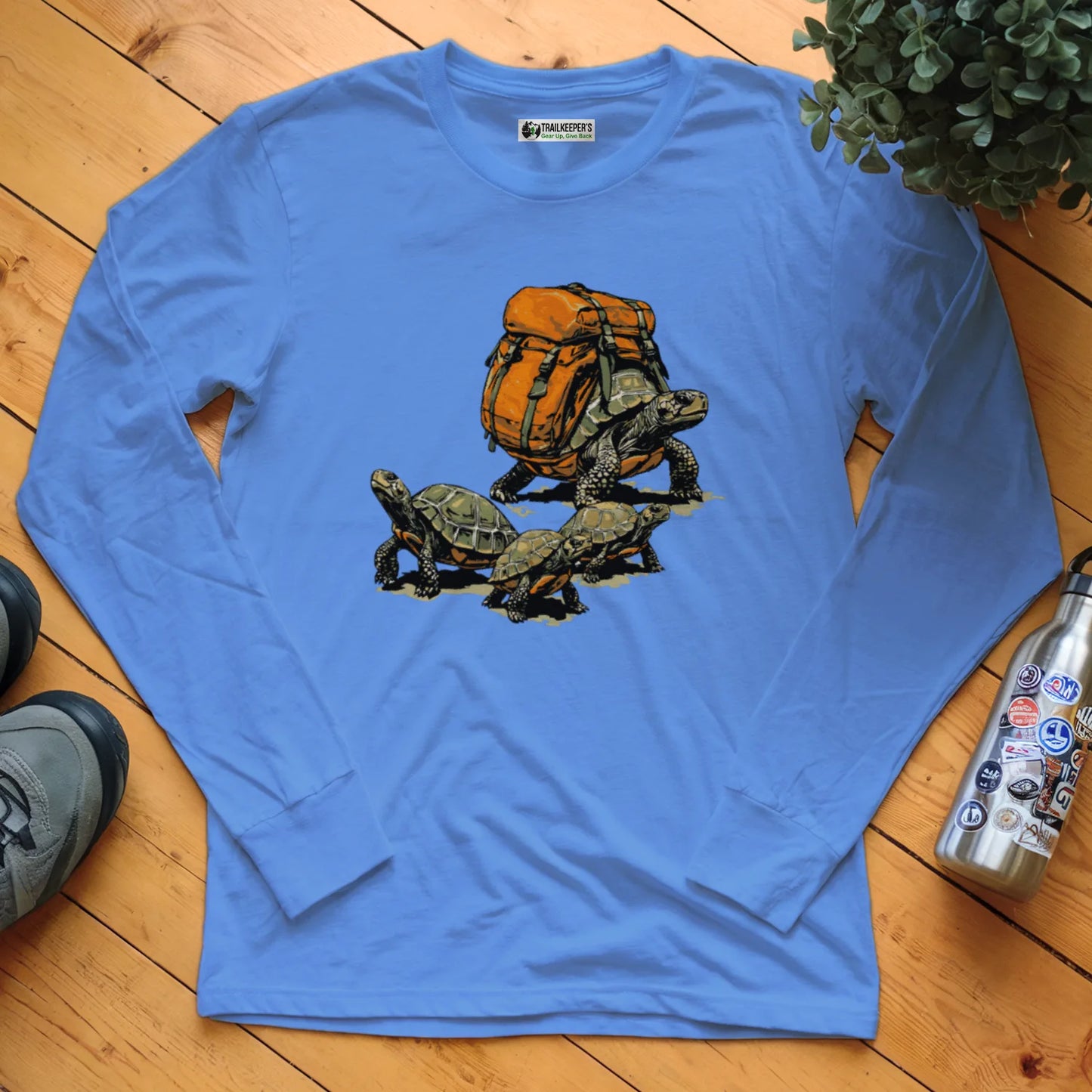 Turtle Backpacker Family Long Sleeve T-Shirt