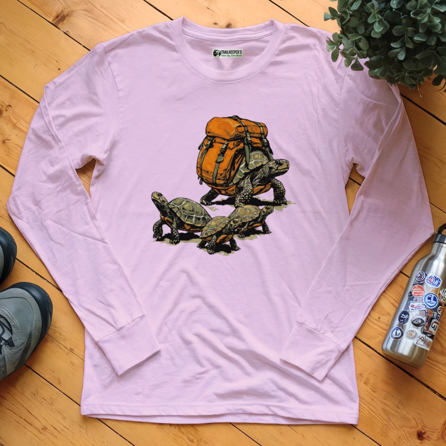 Turtle Backpacker Family Long Sleeve T-Shirt