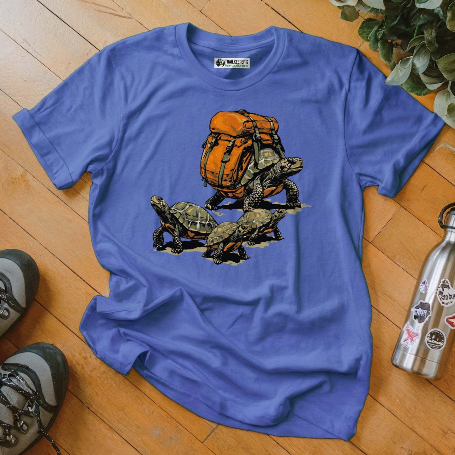 Turtle Backpacker Family T-Shirt