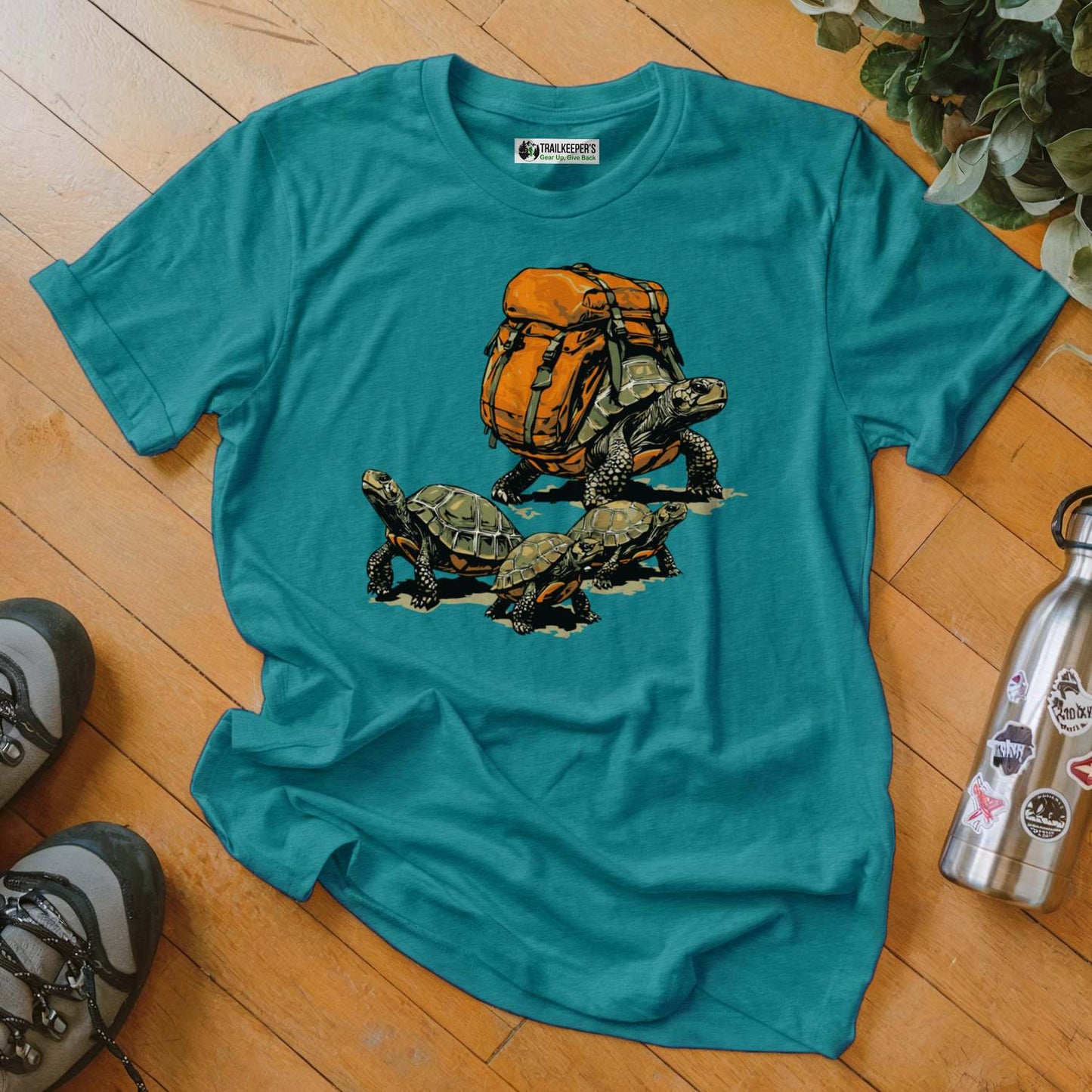 Turtle Backpacker Family T-Shirt