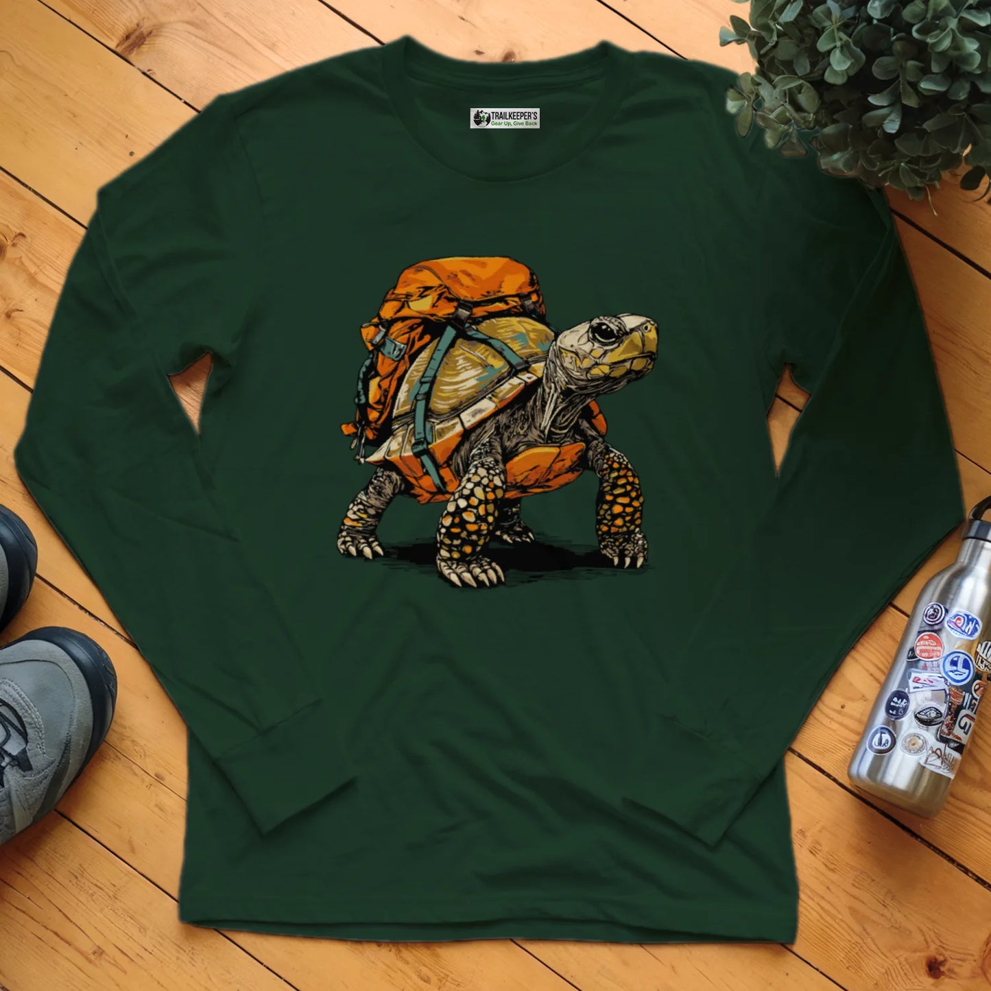 Turtle Backpacker Long Sleeve T-Shirt