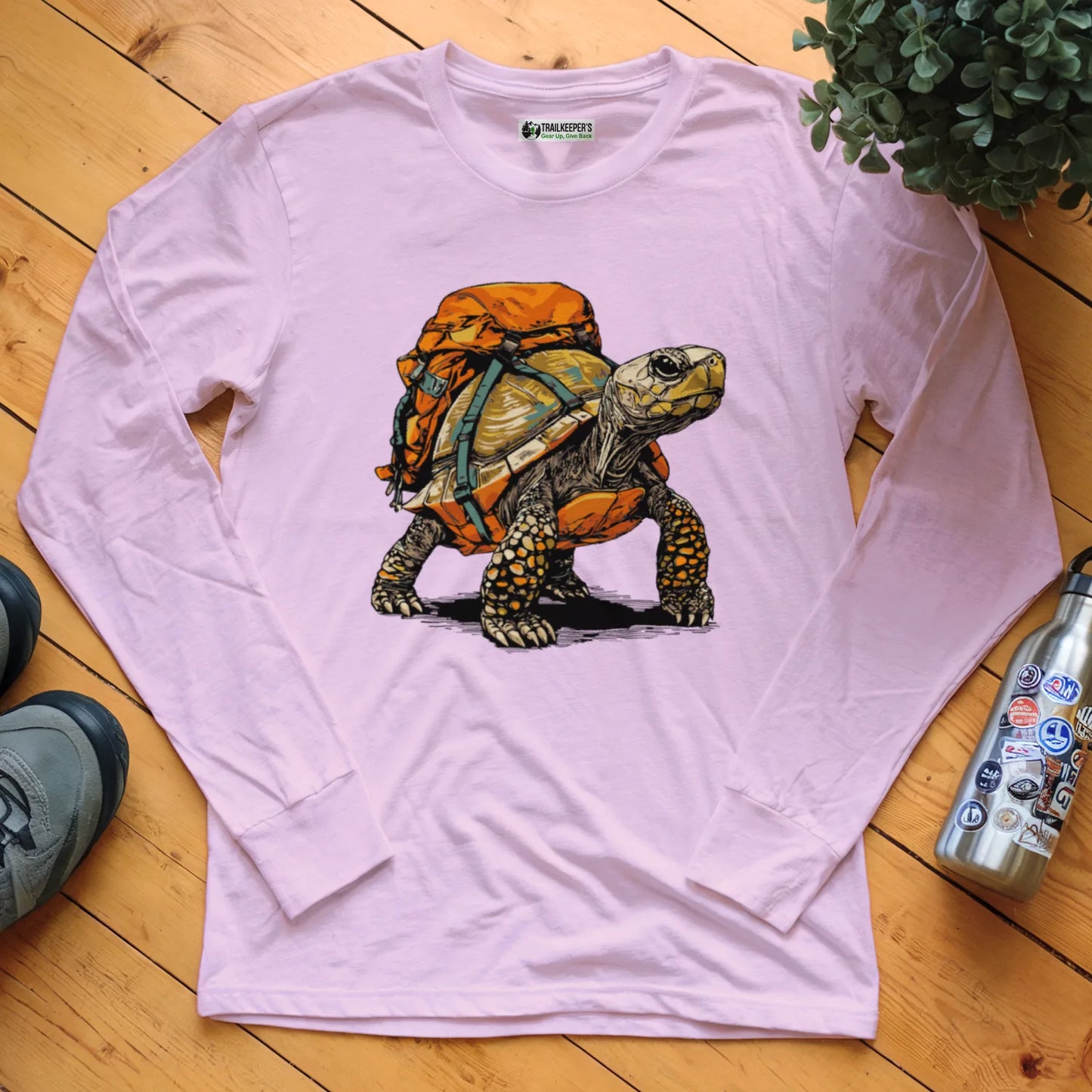 Turtle Backpacker Long Sleeve T-Shirt