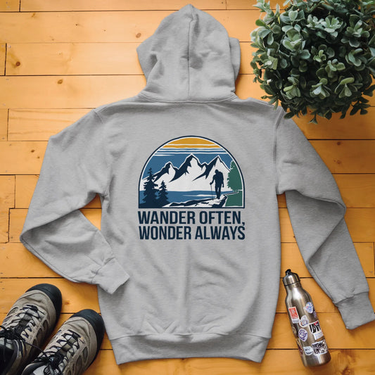 Wander Often, Wonder Always Hoodie